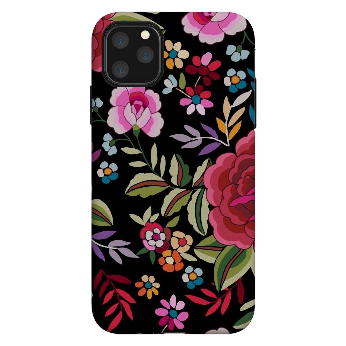 iPhone 11 Pro Max StrongFit Sweet Pink Flowers by ArtsCase