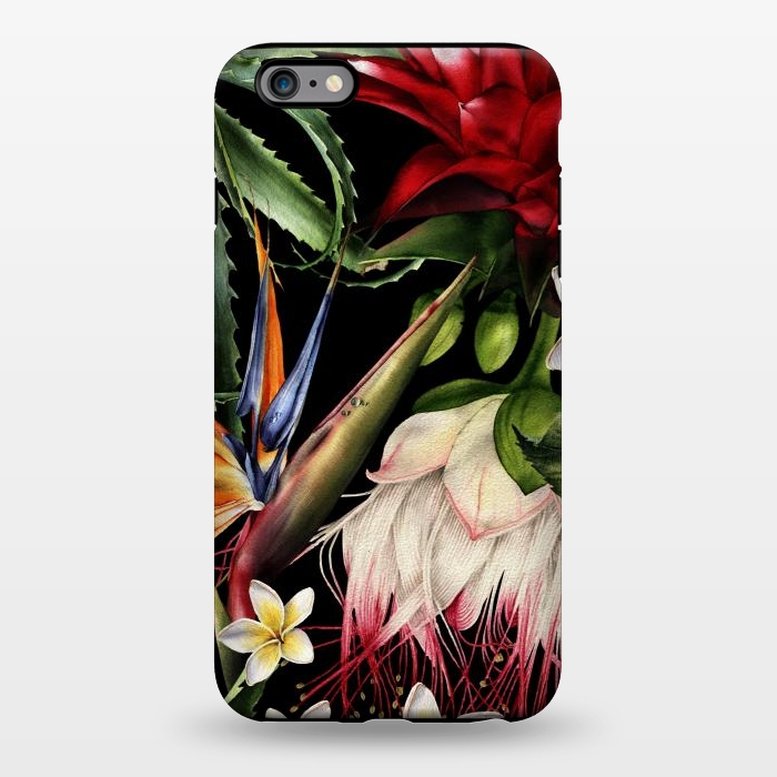 iPhone 6/6s plus StrongFit Tropical Design Flowers 000 by ArtsCase