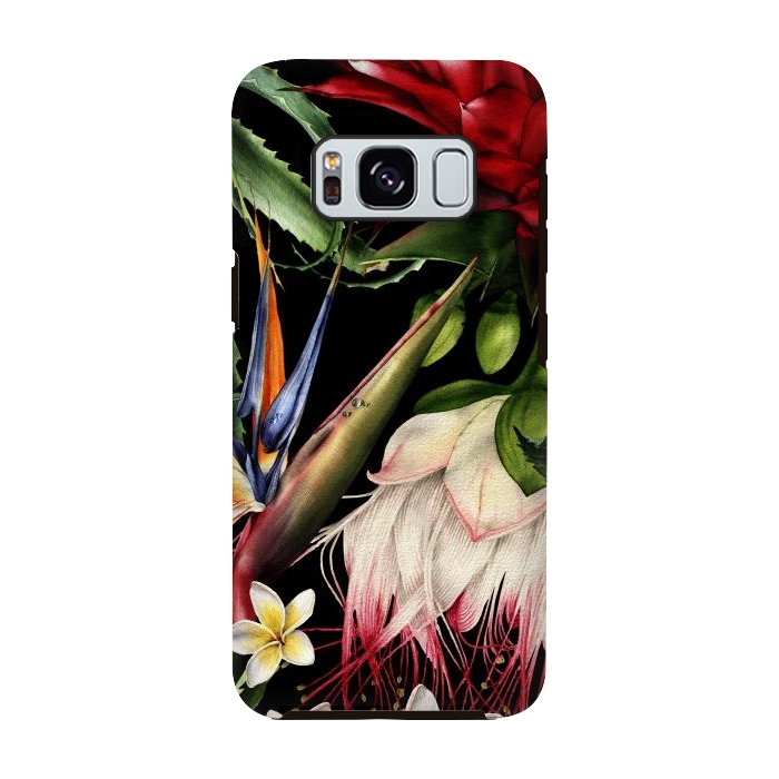 Galaxy S8 StrongFit Tropical Design Flowers 000 by ArtsCase