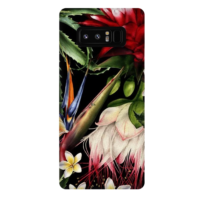 Galaxy Note 8 StrongFit Tropical Design Flowers 000 by ArtsCase