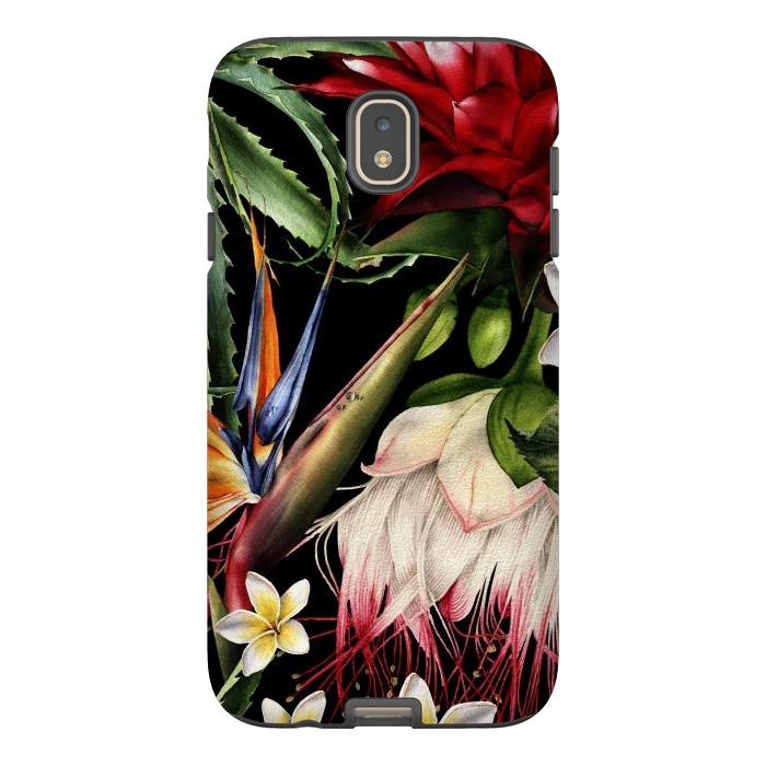 Galaxy J7 StrongFit Tropical Design Flowers 000 by ArtsCase