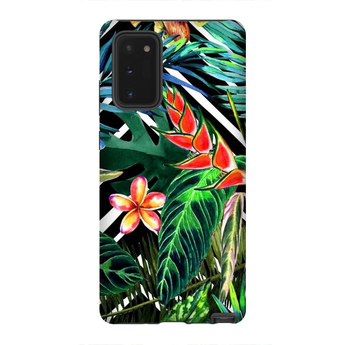 Galaxy Note 20 StrongFit Tropical Design Flowers by ArtsCase