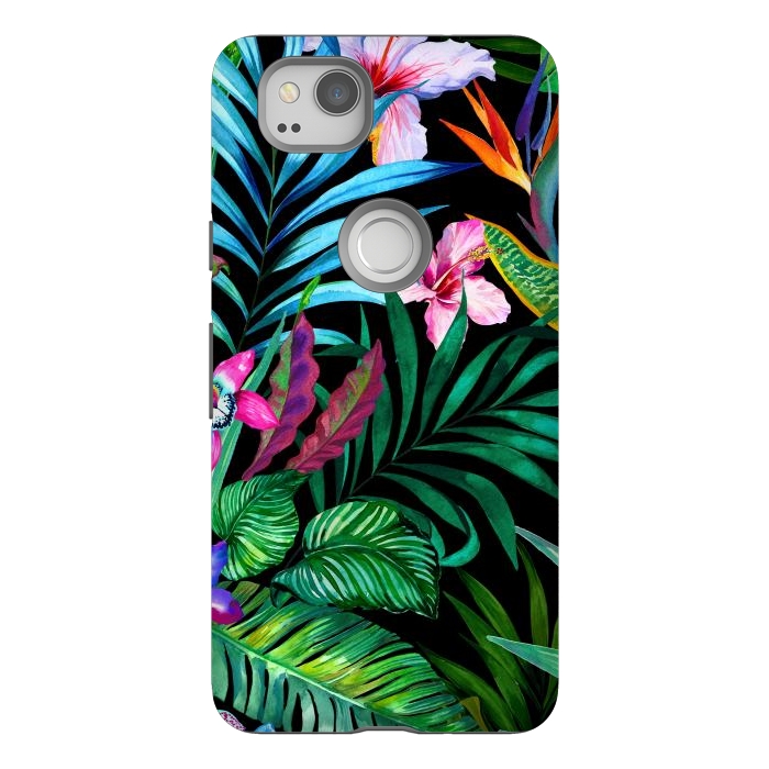 Pixel 2 StrongFit Tropical Exotic Pattern by ArtsCase