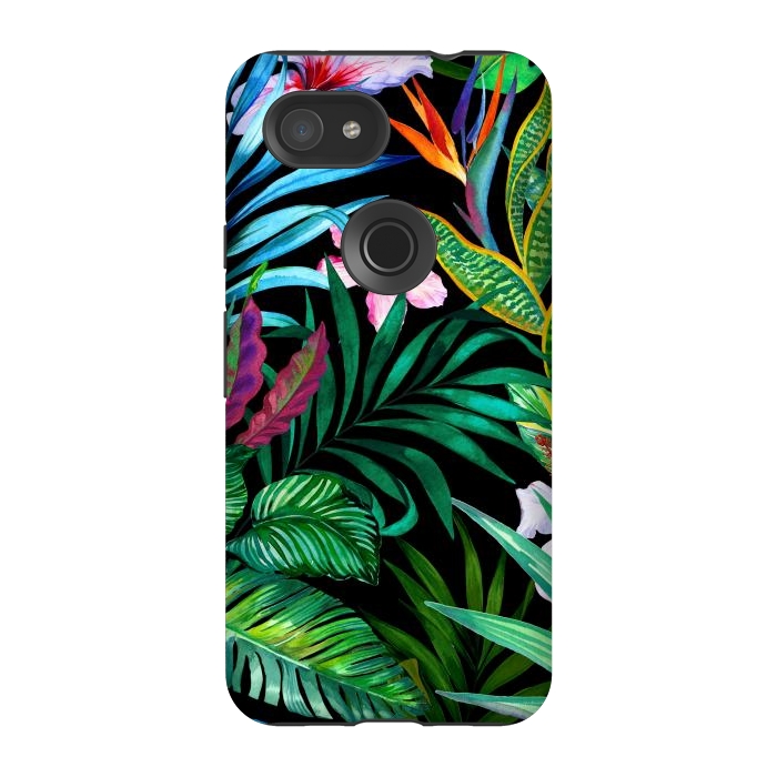 Pixel 3A StrongFit Tropical Exotic Pattern by ArtsCase