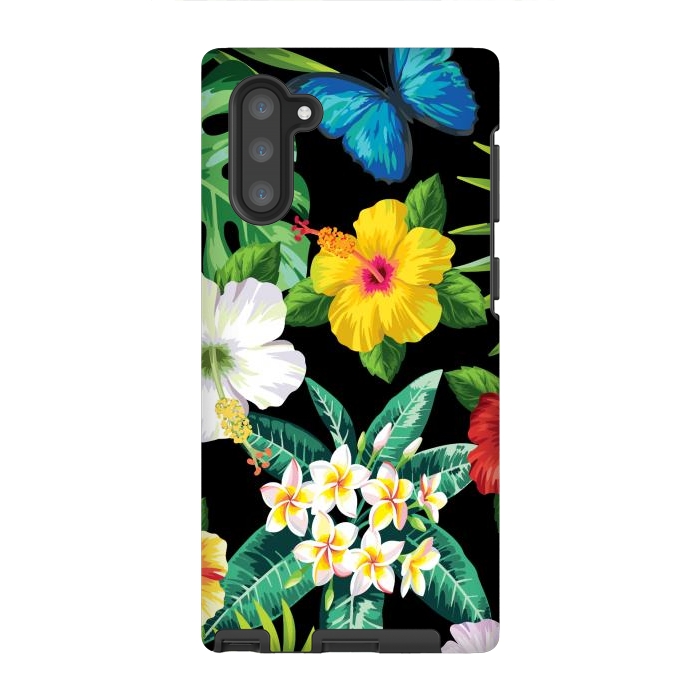 Galaxy Note 10 StrongFit Tropical Flowers 1 by ArtsCase
