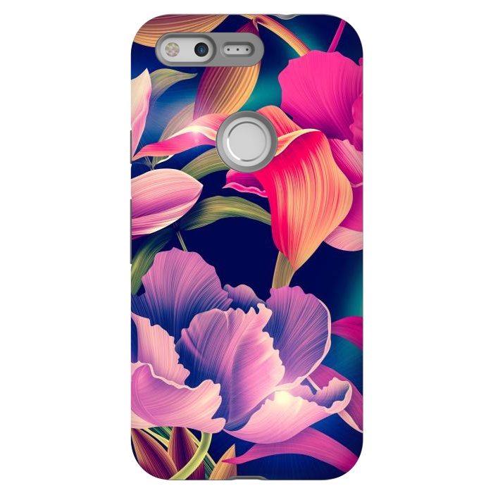 Pixel StrongFit Tropical Flowers XVII by ArtsCase