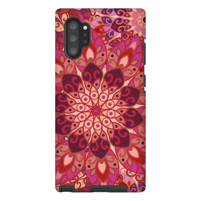 Galaxy Note 10 plus StrongFit Colorful Mandala Pattern II by ArtsCase