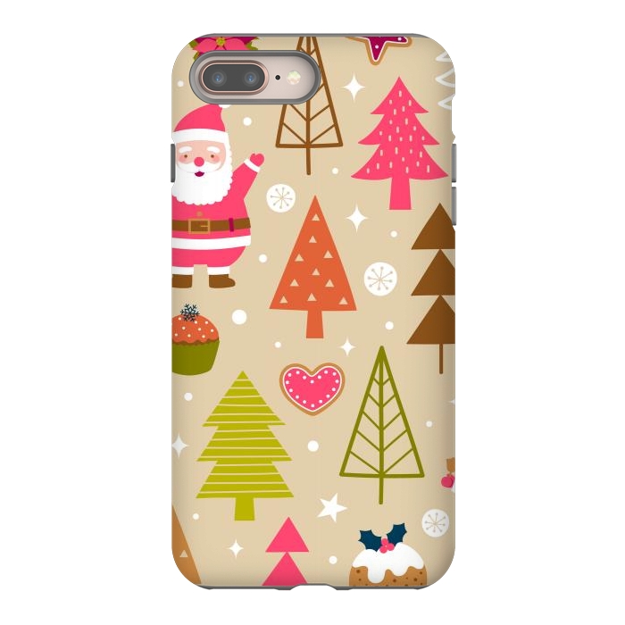 iPhone 8 plus StrongFit Cute Santa Claus by ArtsCase
