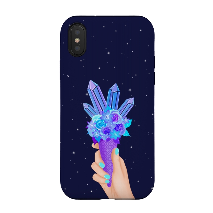 iPhone Xs / X StrongFit Crystal ice cream by Jms