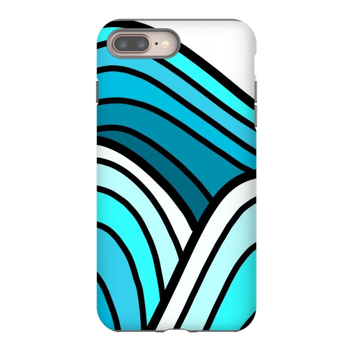 iPhone 7 plus StrongFit 3 waves of the ocean by Steve Wade (Swade)