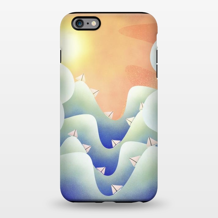iPhone 6/6s plus StrongFit Deep ocean blue sailing by Steve Wade (Swade)