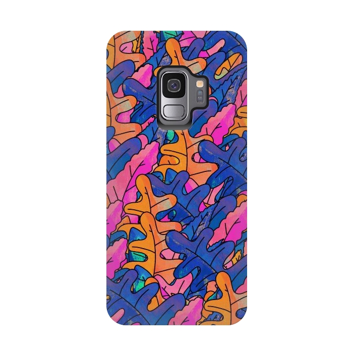 Galaxy S9 StrongFit summer autumn leaves by Steve Wade (Swade)