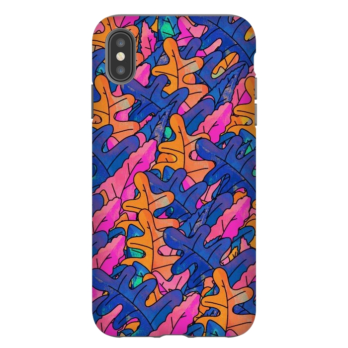 iPhone Xs Max StrongFit summer autumn leaves by Steve Wade (Swade)
