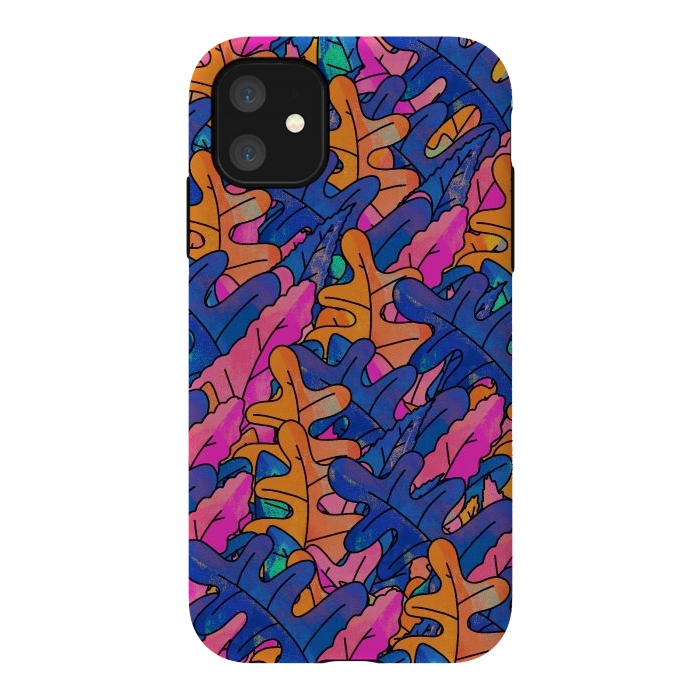 iPhone 11 StrongFit summer autumn leaves by Steve Wade (Swade)