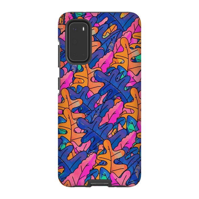 Galaxy S20 StrongFit summer autumn leaves by Steve Wade (Swade)