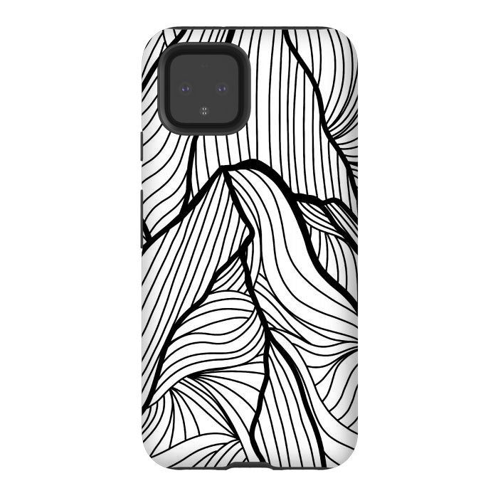 Pixel 4 StrongFit Mountains of lines by Steve Wade (Swade)