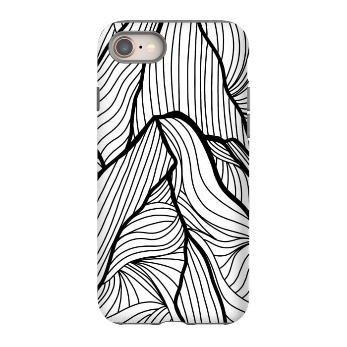 iPhone SE StrongFit Mountains of lines by Steve Wade (Swade)