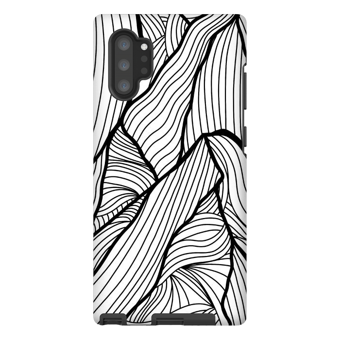 Galaxy Note 10 plus StrongFit Mountains of lines by Steve Wade (Swade)