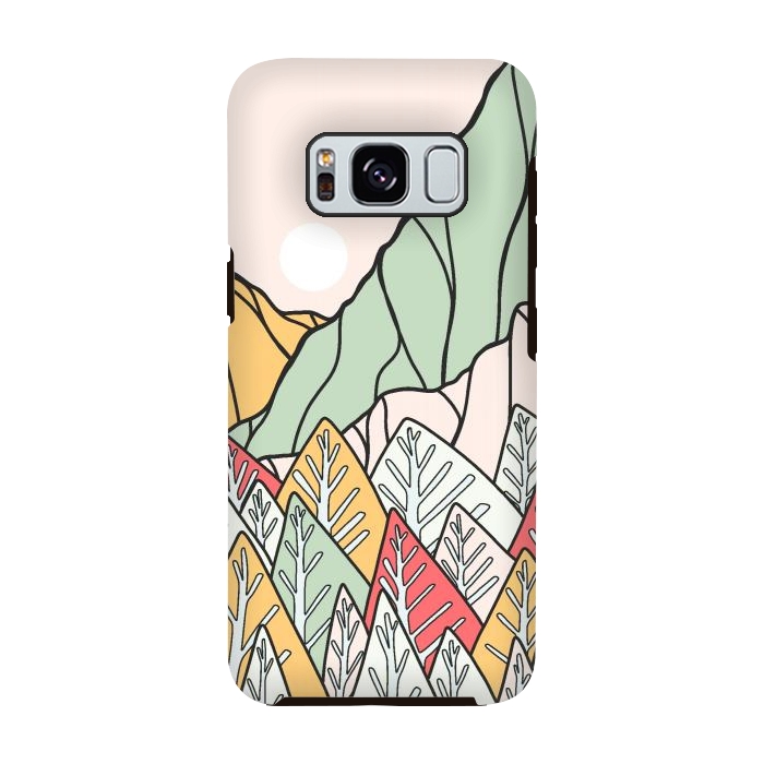 Galaxy S8 StrongFit Autumnal forest mountains by Steve Wade (Swade)