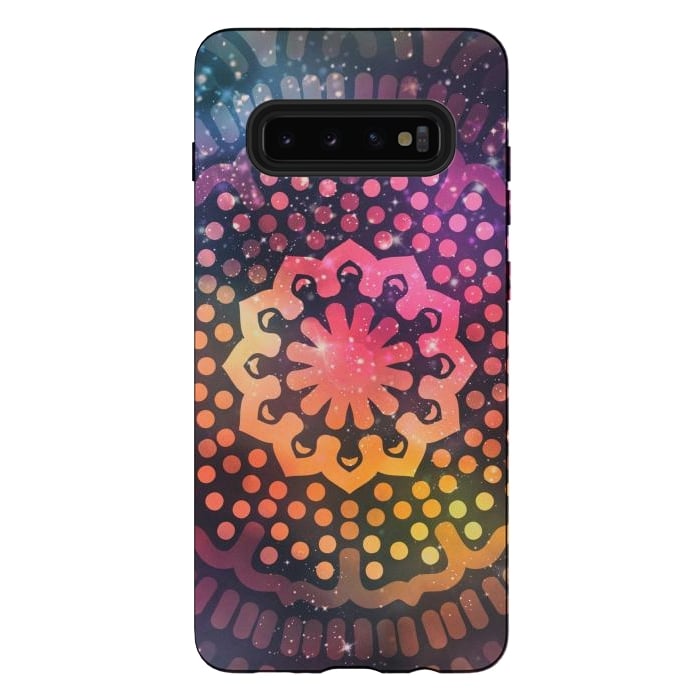 Galaxy S10 plus StrongFit Mandala Abstract Graphic Design VIII by ArtsCase