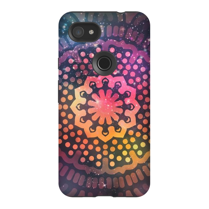 Pixel 3AXL StrongFit Mandala Abstract Graphic Design VIII by ArtsCase