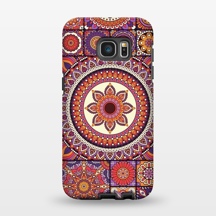 Galaxy S7 EDGE StrongFit Mandala Pattern Design with Period Decorative Elements by ArtsCase