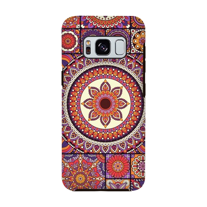Galaxy S8 StrongFit Mandala Pattern Design with Period Decorative Elements by ArtsCase