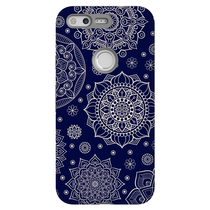 Pixel StrongFit Mandala Pattern with Vintage Decorative Elements by ArtsCase