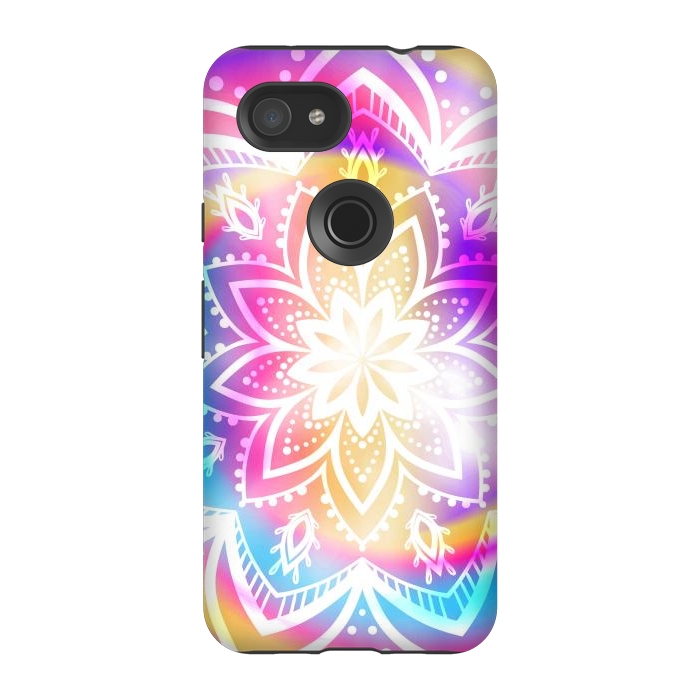 Pixel 3A StrongFit Mandala with Hippie Style by ArtsCase