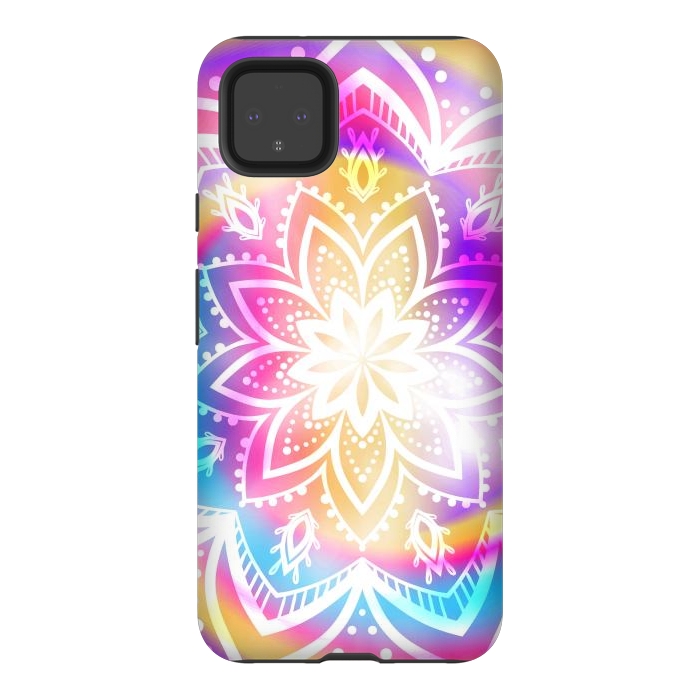 Pixel 4XL StrongFit Mandala with Hippie Style by ArtsCase