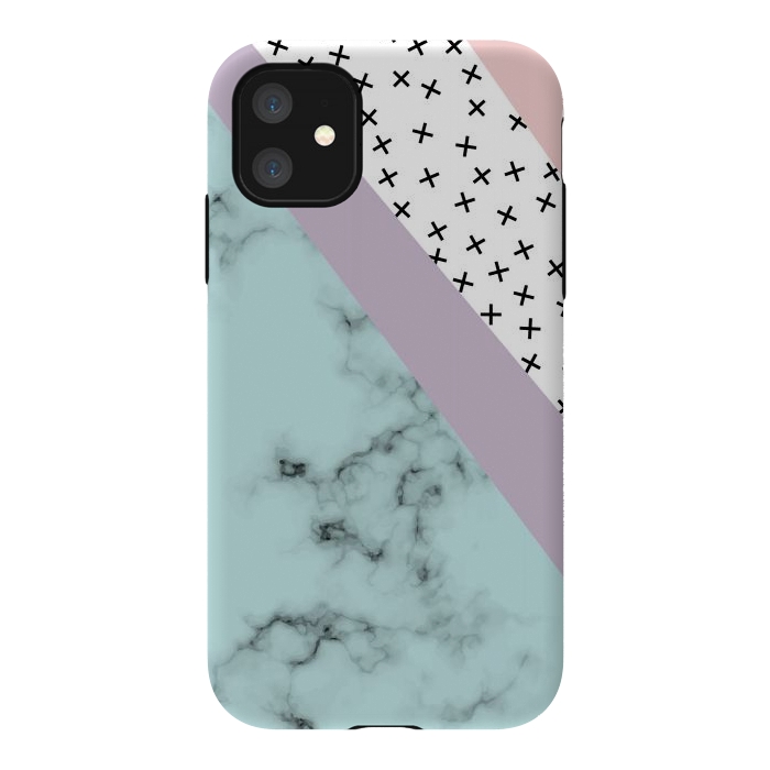 iPhone 11 StrongFit Minimum Creative Marble by ArtsCase