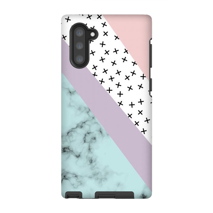 Galaxy Note 10 StrongFit Minimum Creative Marble by ArtsCase