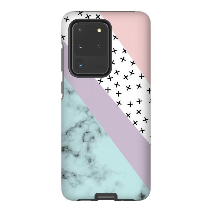 Galaxy S20 Ultra StrongFit Minimum Creative Marble by ArtsCase