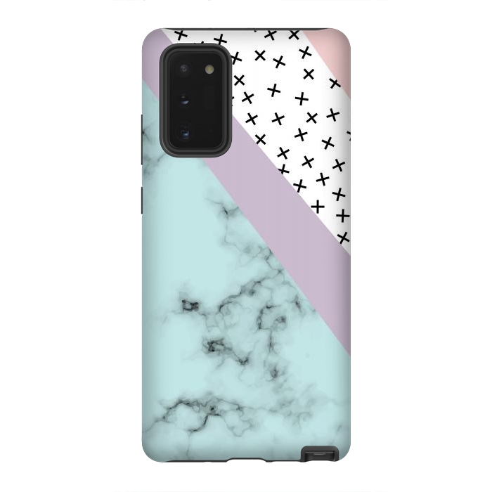 Galaxy Note 20 StrongFit Minimum Creative Marble by ArtsCase
