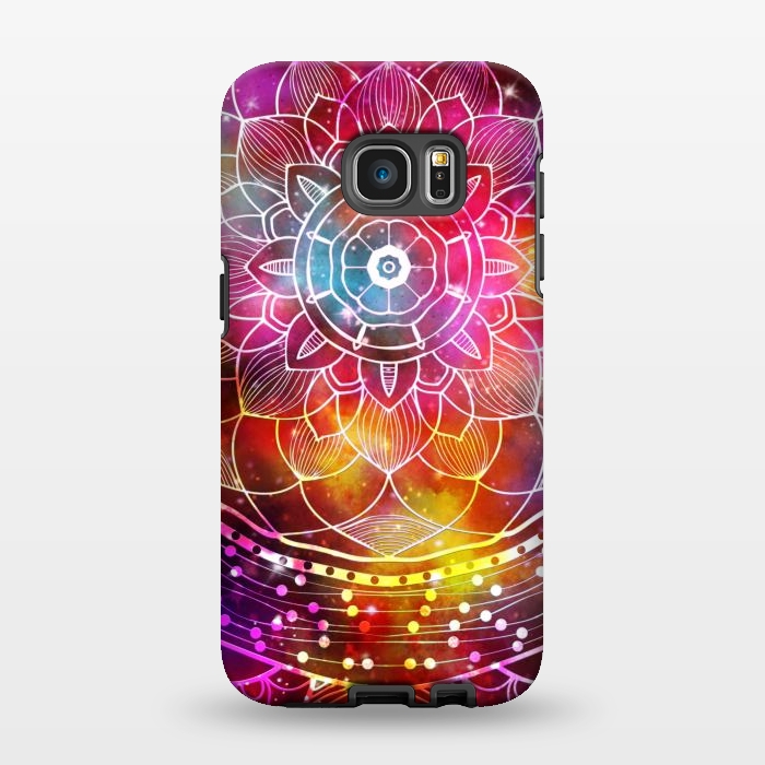 Galaxy S7 EDGE StrongFit Modern Design Galaxy Mandala by ArtsCase