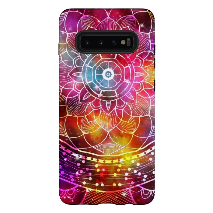 Galaxy S10 plus StrongFit Modern Design Galaxy Mandala by ArtsCase