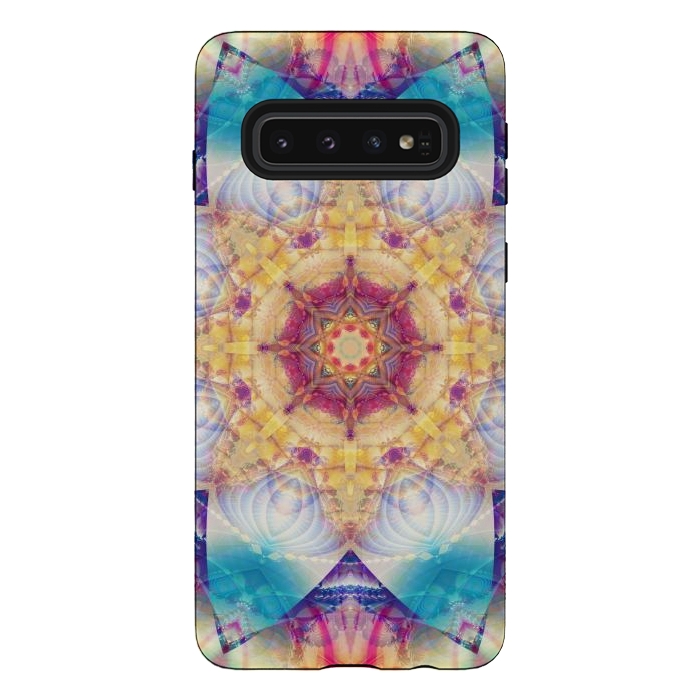 Galaxy S10 StrongFit multicolored Design Pattern by ArtsCase