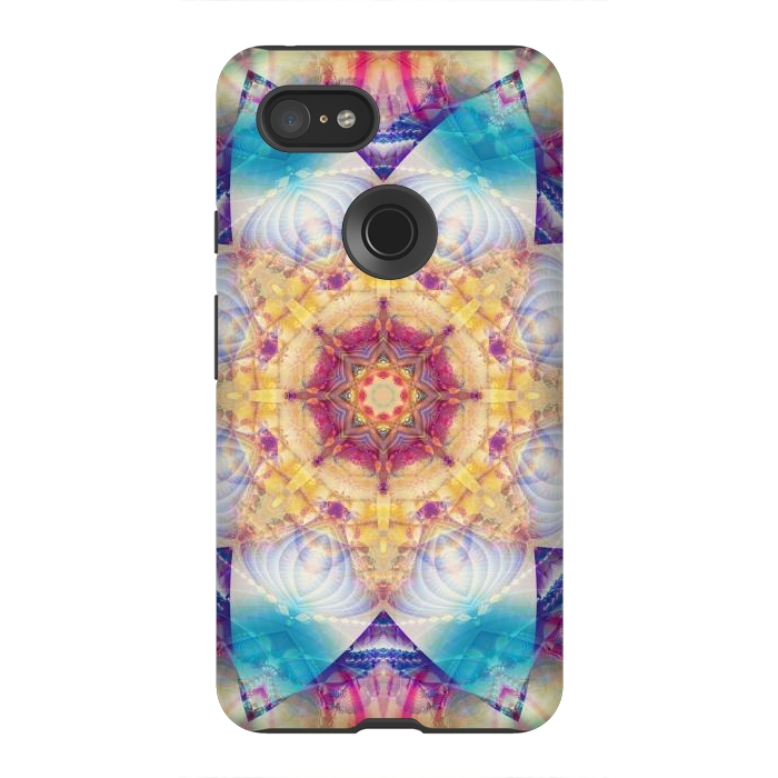 Pixel 3XL StrongFit multicolored Design Pattern by ArtsCase