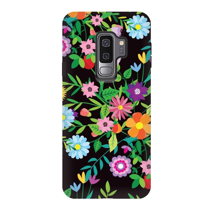 Galaxy S9 plus StrongFit Patterns Doodle Spring XI by ArtsCase