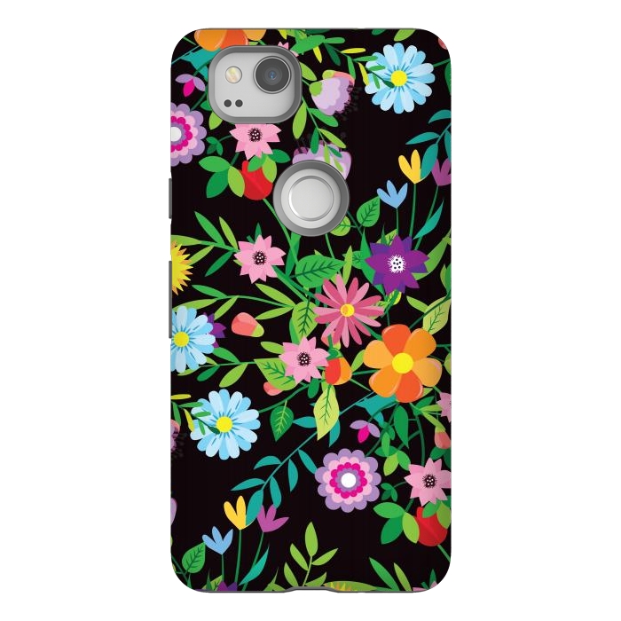 Pixel 2 StrongFit Patterns Doodle Spring XI by ArtsCase