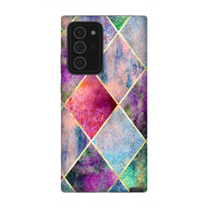 Galaxy Note 20 Ultra StrongFit Plancha Geométrica Abstracta by ArtsCase