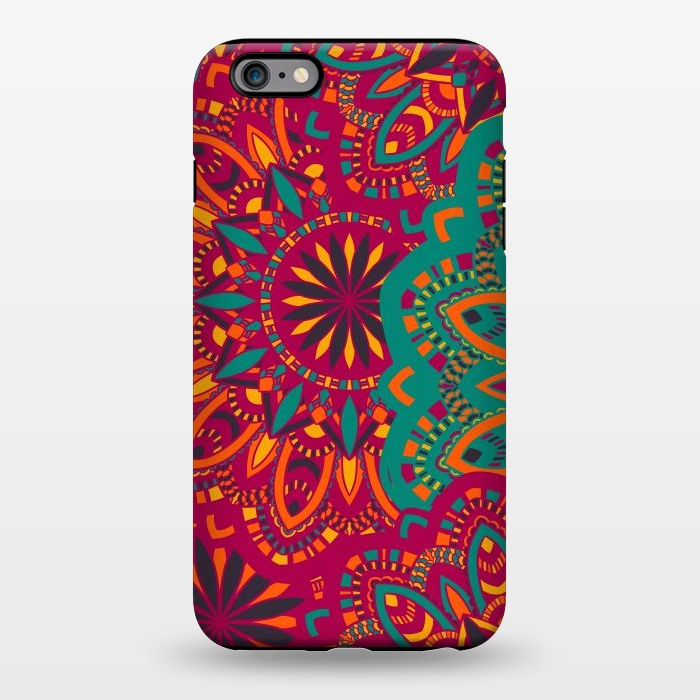 iPhone 6/6s plus StrongFit Round and Round Mandala by ArtsCase