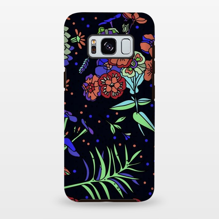 Galaxy S8 plus StrongFit Seamless Floral Pattern 333 by ArtsCase