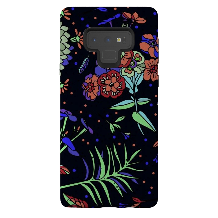 Galaxy Note 9 StrongFit Seamless Floral Pattern 333 by ArtsCase