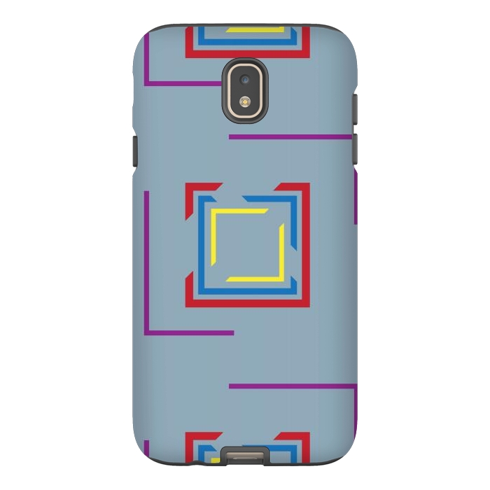 Galaxy J7 StrongFit Seamless Pattern Blue by ArtsCase