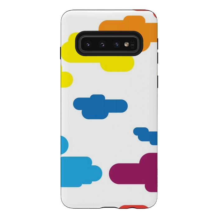 Galaxy S10 StrongFit Several Color Objects by ArtsCase