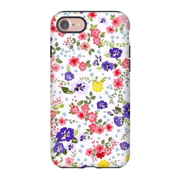 iPhone 7 StrongFit Simple Cute Pattern in Small-Scale Flowers by ArtsCase