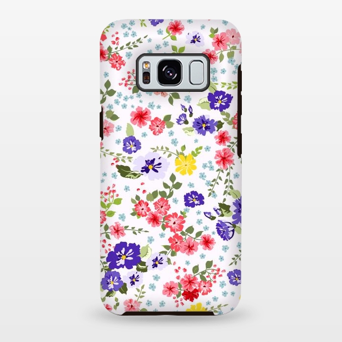 Galaxy S8 plus StrongFit Simple Cute Pattern in Small-Scale Flowers by ArtsCase