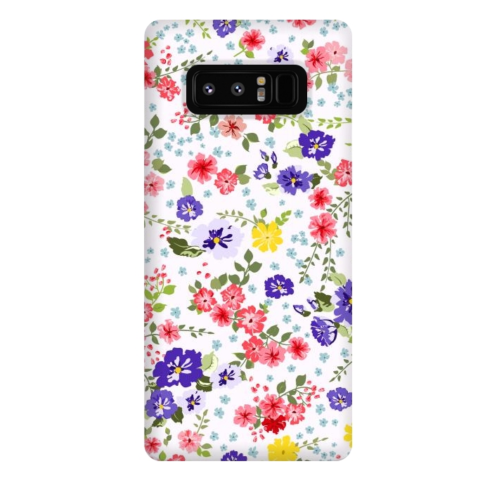 Galaxy Note 8 StrongFit Simple Cute Pattern in Small-Scale Flowers by ArtsCase