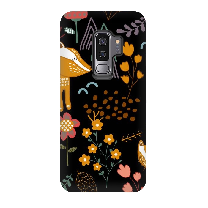 Galaxy S9 plus StrongFit Summer Forest Seamless Pattern Background by ArtsCase